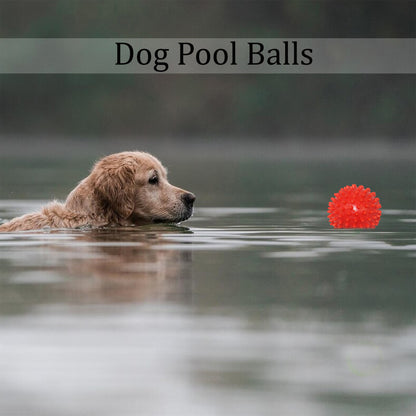 Rolloverforpaws Spiky Rubber Dog Chew Toy - 2.5 inch Durable, Soft, and Safe for Teeth & Gums with extra bounce | Interactive Fetch & Play Ball for Small, Medium & Large Dogs