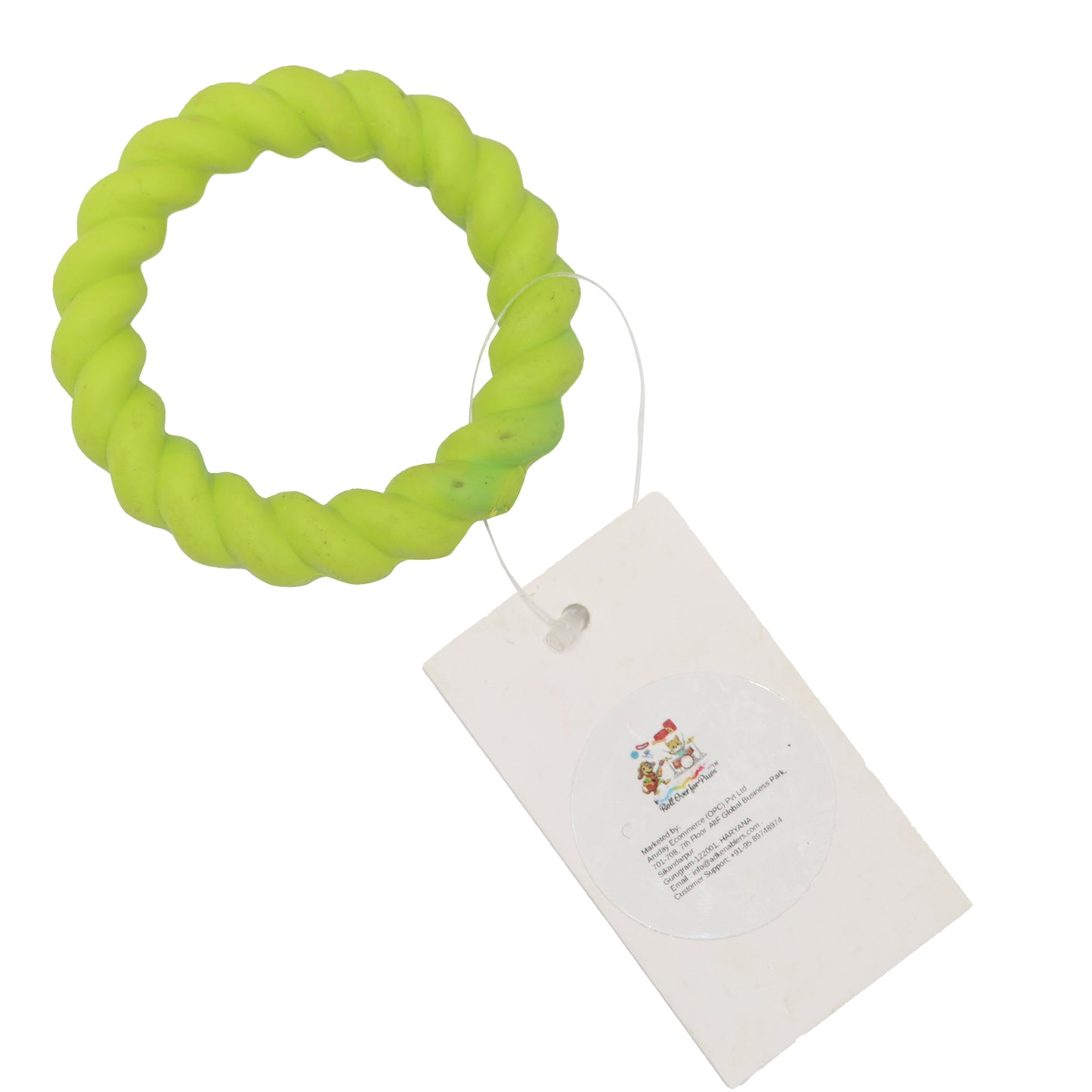 Rolloverforpaws Assorted 5-Piece Dog Chew Toy Set – Durable, Safe & Fun! Includes Spiral Ring, Star, Bone, Paw Ball & Shoe for Small to Medium Dogs. Perfect for Interactive Play!