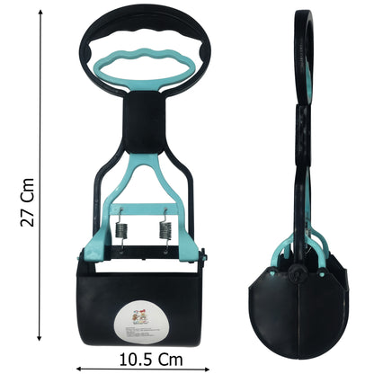 Dog Poop Scooper for Small Dogs | Portable Waste Picker with Handle | Lightweight, Durable Pet Poop Cleaning Tool for Easy Use