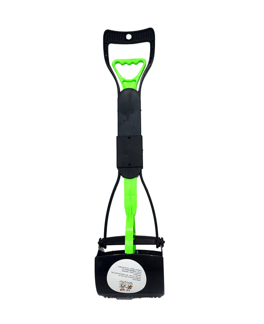 Rolloverforpaws Dog Poop Scooper Folding , Pet Waste Potty Picker | Black & Green | Big Size